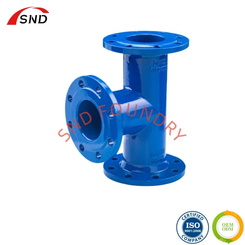 Ductile Iron All Flanged Tee Pipe Fittings