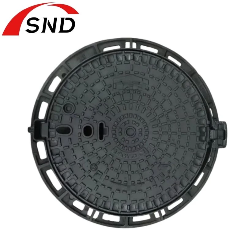 Ductile Iron Anti‑Settlement Hinged Round Manhole Cover