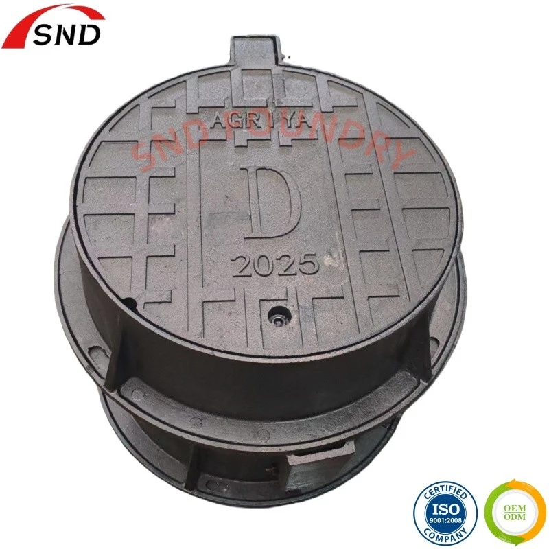Heavy duty round manhole cover