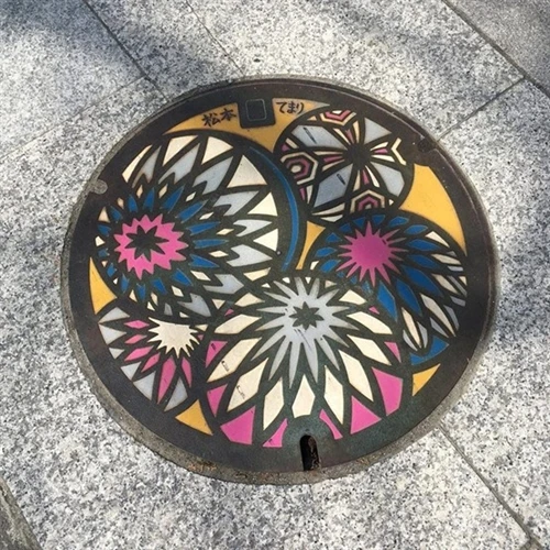 Tiny Manhole Covers Carry Urban Elegance: Matsumoto’s Temari Art Manhole Covers Go Viral, Turning...