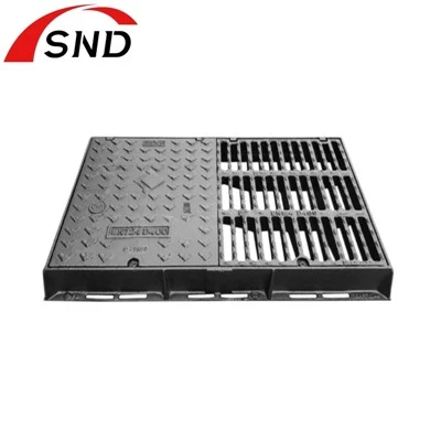 Ductile Iron Integrated Gully Grate / Curb Inlet Grate