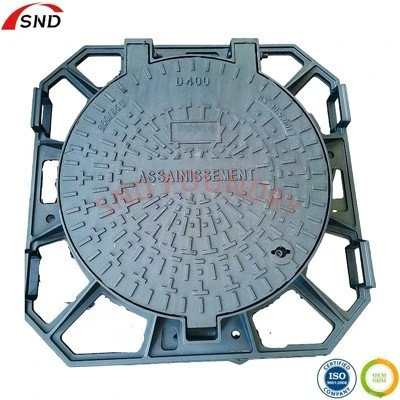 EN124 GGG50 D400 Ductile Iron Manhole Cover
