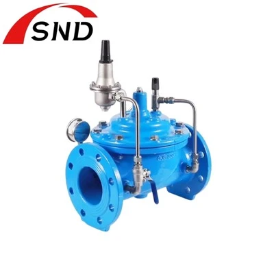 Pilot Operated Flanged Adjustable Pressure Reducing Valve